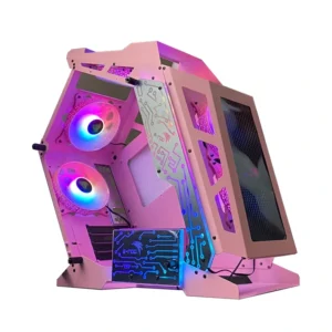 Vỏ Case VSP Esport Rog ES8 Pink ( Kèm 6 Fan Led )