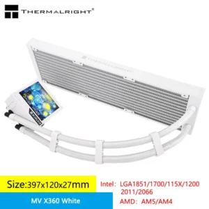 Tản nhiệt nước Mjolnir Vision 360 WHITE ARGB  (Không kèm Fan)