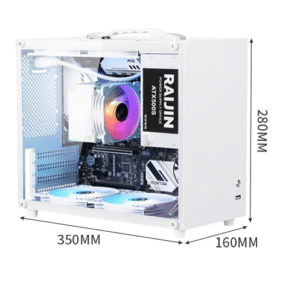 Vỏ Case H7 ( Không kèm Fan ) MATX White