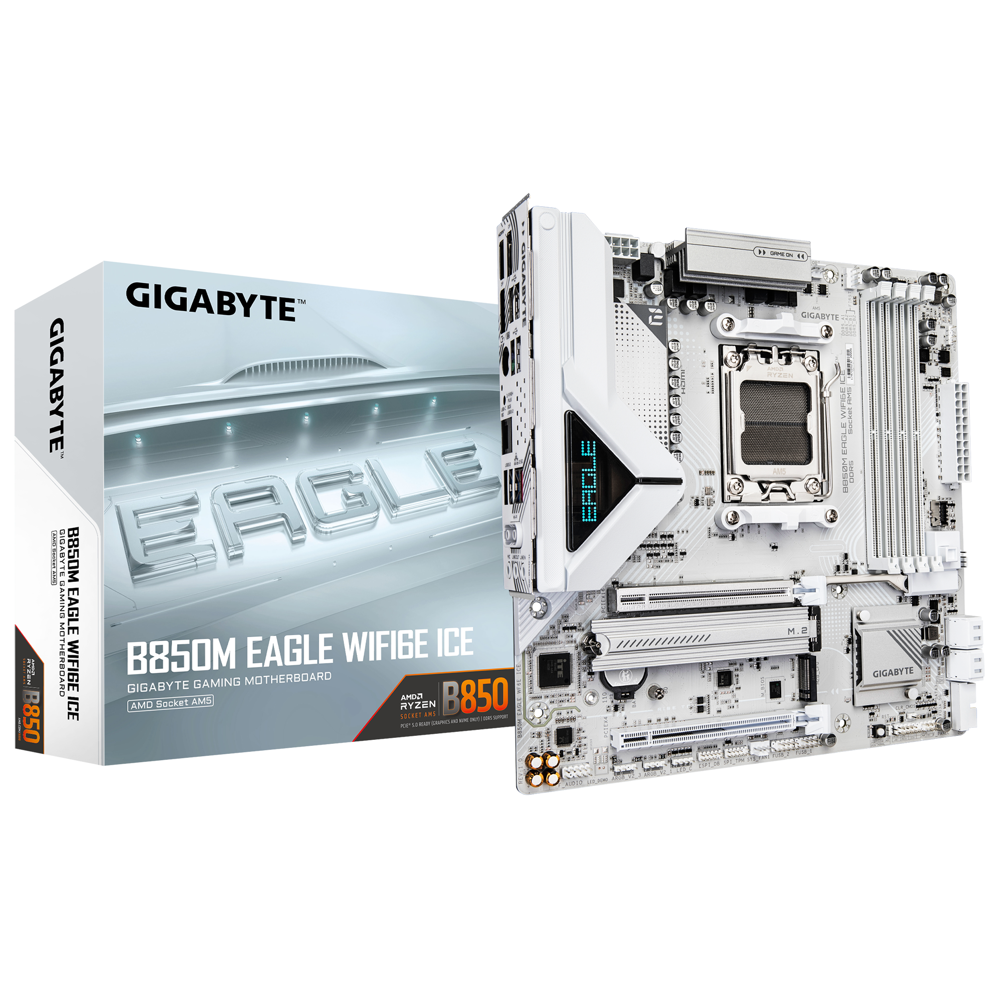 Mainboard GIGABYTE B850M EAGLE WIFI6E ICE