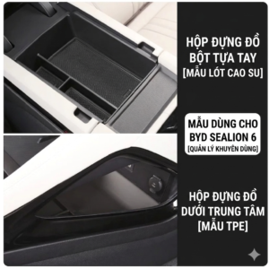 Hộp đựng độ bệ tỳ tay + ngăn trung tâm SEALION 6