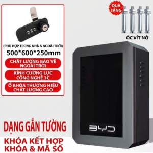 Tủ đựng trụ sạc cho xe điện BYD , GEELY, VINFAST chống nước
