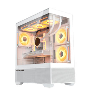 Vỏ máy tính KENOO ESPORT AK400 - Màu Trắng