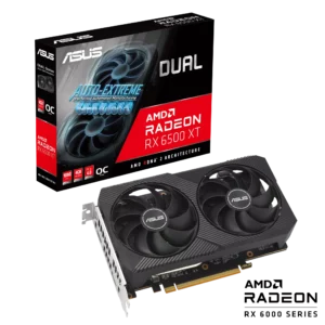 VGA ASUS Dual Radeon RX 6500 XT V2 OC Edition 4GB GDDR6